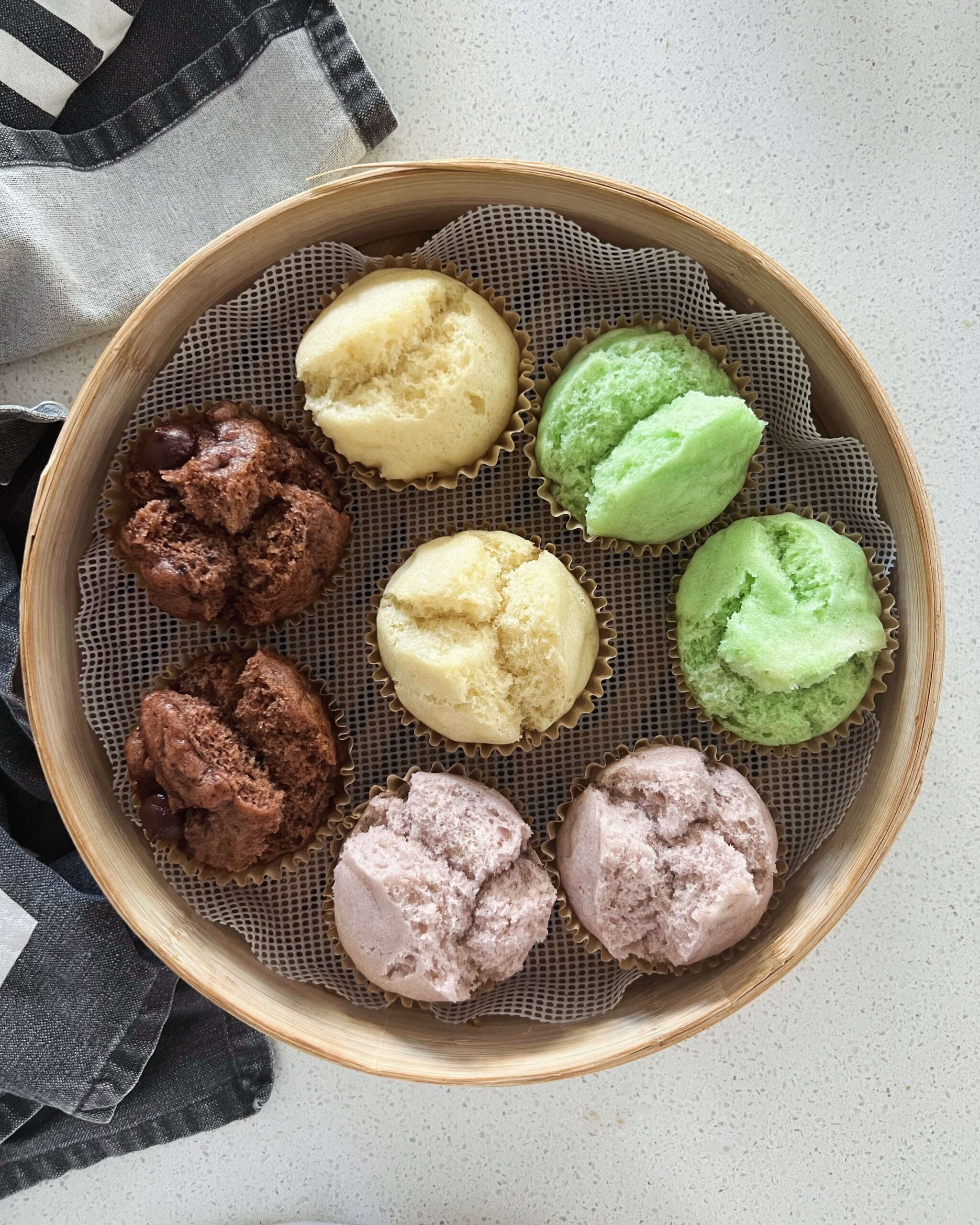 Sourdough Discard Steamed Cake (aka Huat Kueh or Fa Gao)