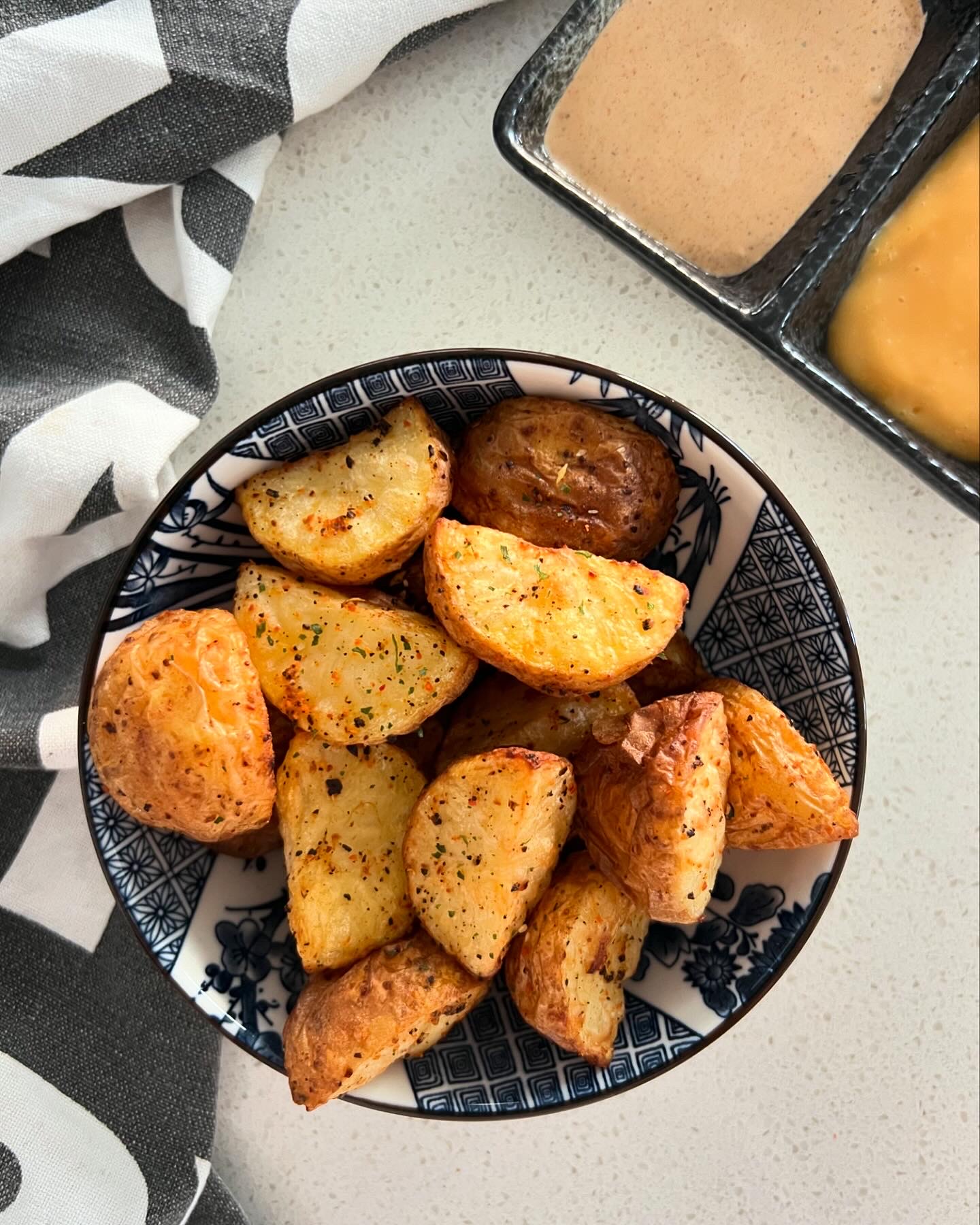 Sourdough Fermented Air Fried Potatoes