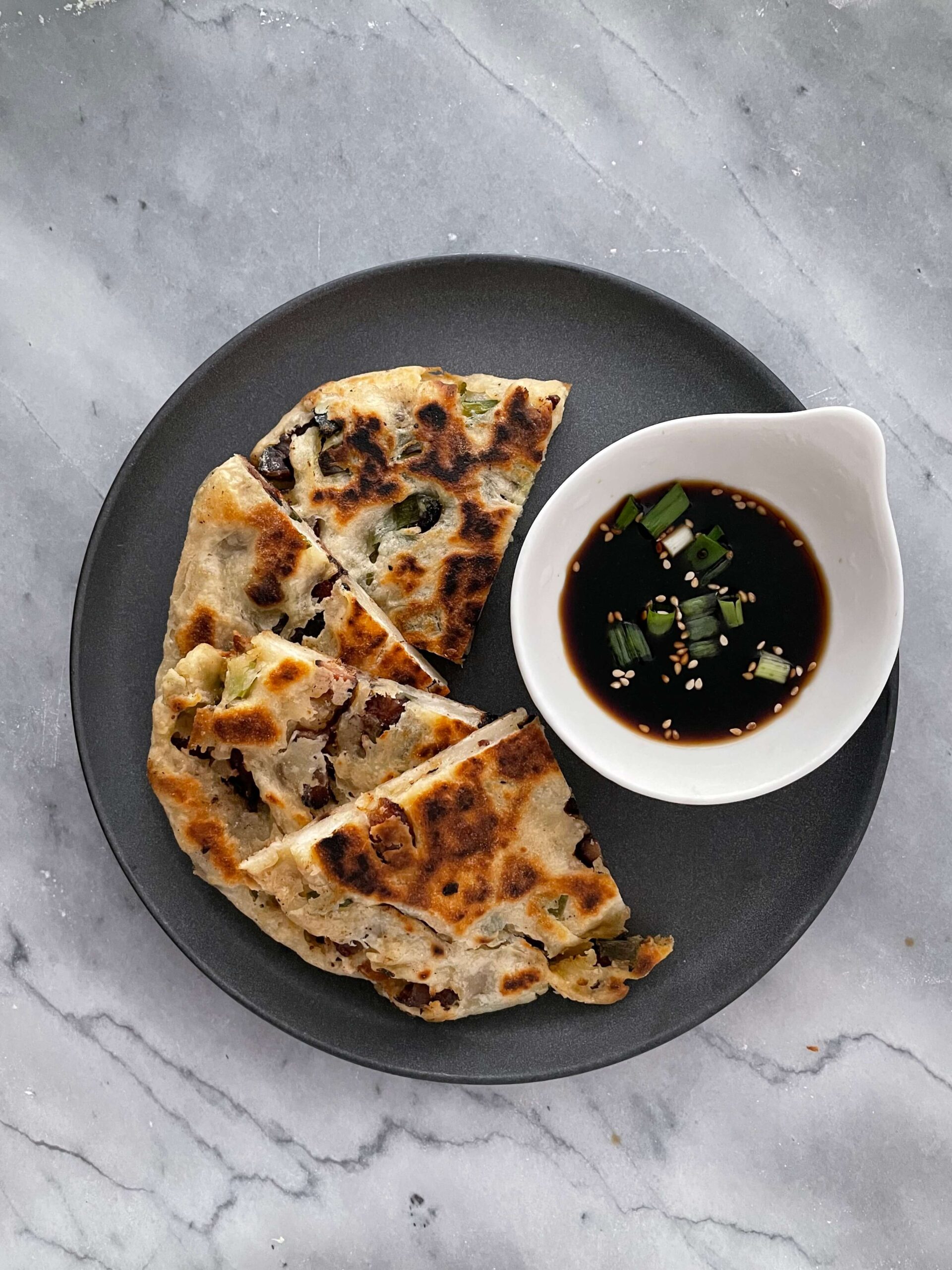 Sourdough Discard Cong You Bing: Scallion Pancakes